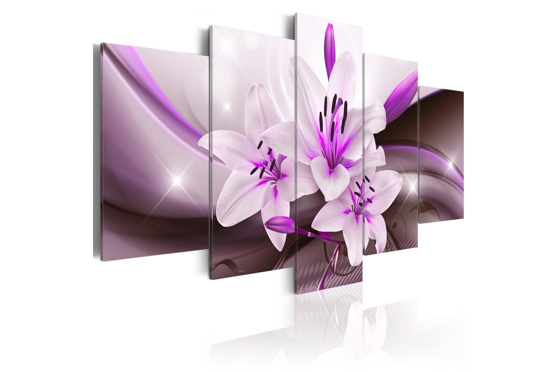 Bilde Violet Desert Lily 200x100 - Artgeist sp. z o. o.