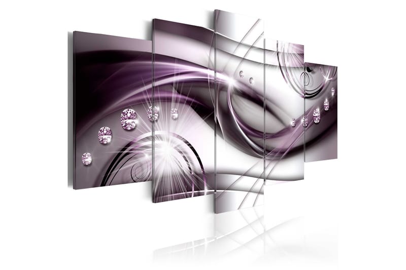 Bilde Violet Glow 100x50, Artgeist sp. z o. o.
