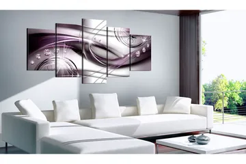 Bilde Violet Glow 200x100 - Artgeist sp. z o. o. - Innredning - Bilder & kunst - Lerretsbilder