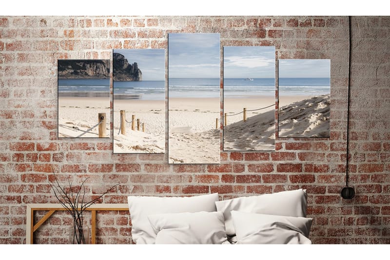 Bilde Walk By The Sea 100x50 - Artgeist sp. z o. o. - Innredning - Bilder & kunst - Lerretsbilder