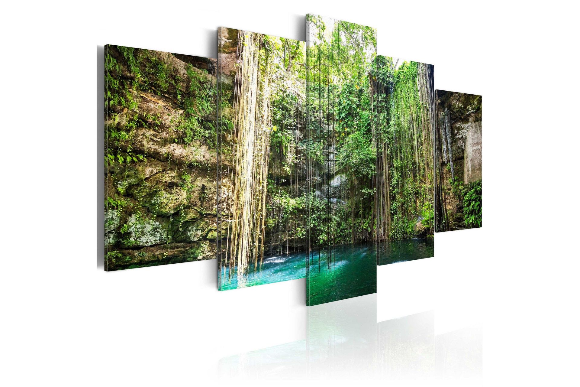 Bilde Waterfall Of Trees 200x100 - Artgeist sp. z o. o.