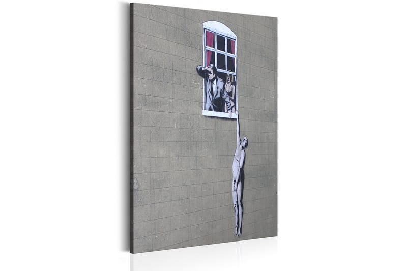 Bilde Well Hung Lover By Banksy 40x60 - Artgeist sp. z o. o. - Innredning - Bilder & kunst - Lerretsbilder