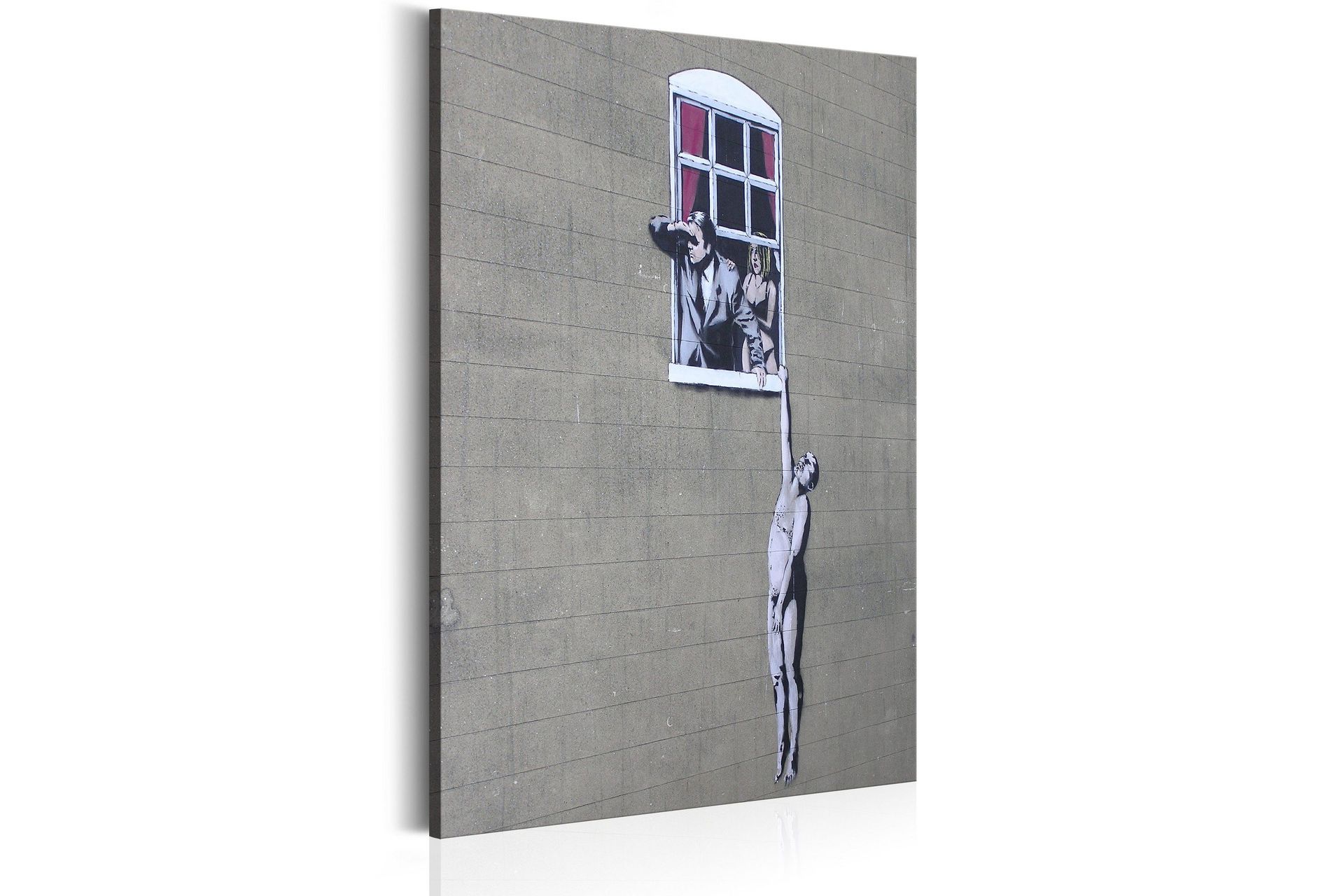 Bilde Well Hung Lover By Banksy 60x90 - Artgeist sp. z o. o.
