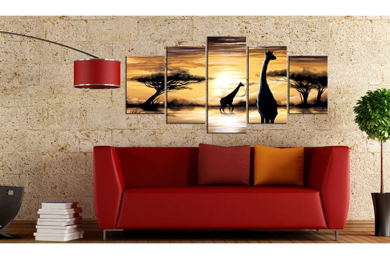 Bilde Wild Africa 200x100 - Artgeist sp. z o. o. - Innredning - Bilder & kunst - Lerretsbilder