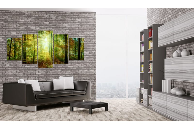 Bilde Wild Forest 100x50 - Artgeist sp. z o. o. - Innredning - Bilder & kunst - Lerretsbilder