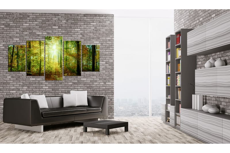 Bilde Wild Forest 200x100 - Artgeist sp. z o. o. - Innredning - Bilder & kunst - Lerretsbilder