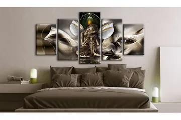 Bilde Winged Buddha 200x100 - Artgeist sp. z o. o. - Innredning - Bilder & kunst - Lerretsbilder