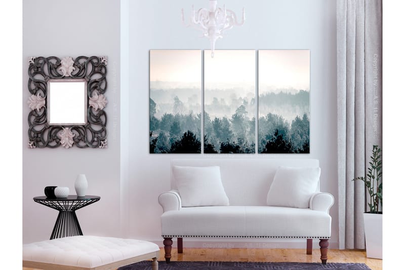 Bilde Winter Forest 3 Parts 120x80 - Artgeist sp. z o. o. - Innredning - Bilder & kunst - Lerretsbilder