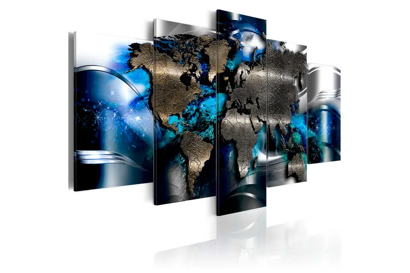 Bilde With Azure Accent 100x50, Artgeist sp. z o. o.