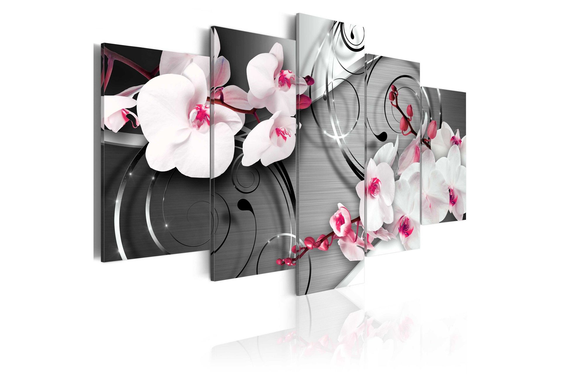 Bilde With Raspberry Accent 100x50 - Artgeist sp. z o. o.