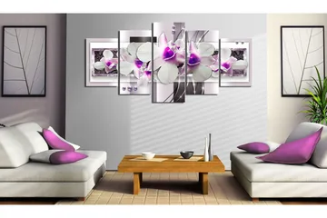 Bilde With Violet Accent 100x50 - Artgeist sp. z o. o. - Innredning - Bilder & kunst - Lerretsbilder