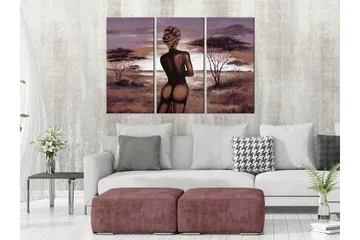 Bilde Without Shame 3 Parts 90x60 - Artgeist sp. z o. o. - Innredning - Bilder & kunst - Lerretsbilder