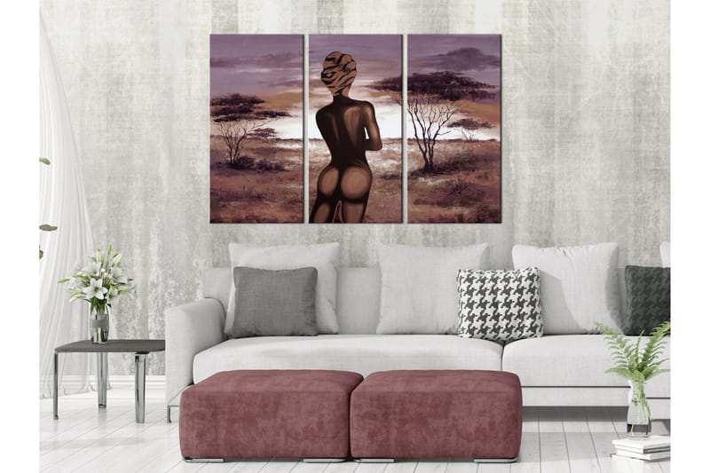 Bilde Without Shame 3 Parts 120x80 - Artgeist sp. z o. o. - Innredning - Bilder & kunst - Lerretsbilder