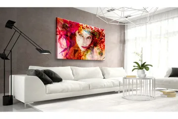 Bilde Woman Is A Riddle 90x60 - Artgeist sp. z o. o. - Innredning - Bilder & kunst - Lerretsbilder