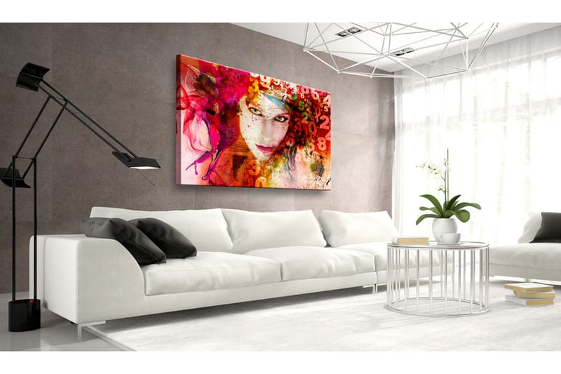 Bilde Woman Is A Riddle 90x60 - Artgeist sp. z o. o. - Innredning - Bilder & kunst - Lerretsbilder