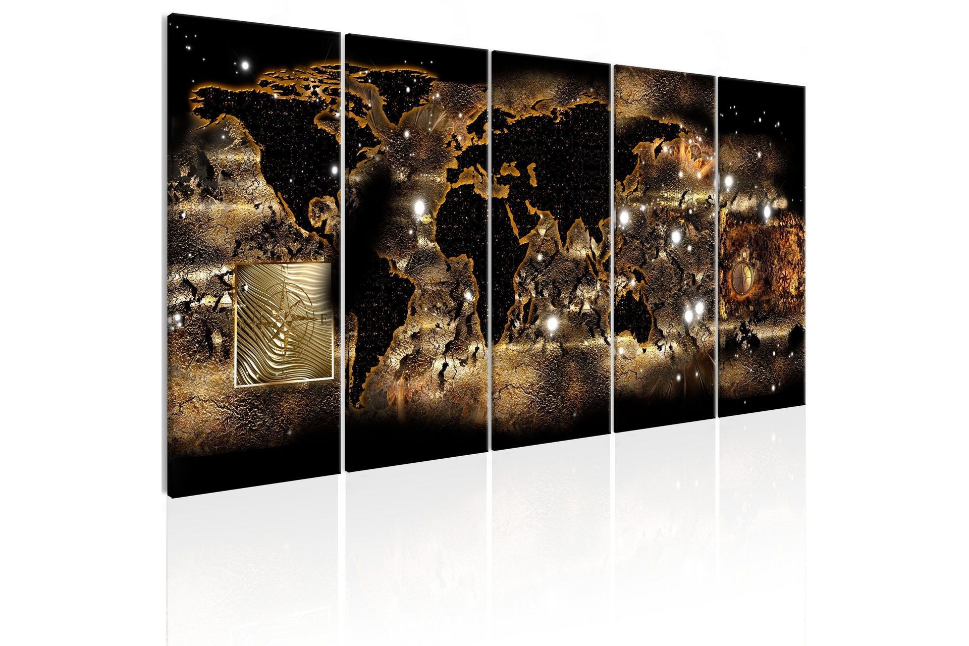 Bilde World At Night 225x90 - Artgeist sp. z o. o.