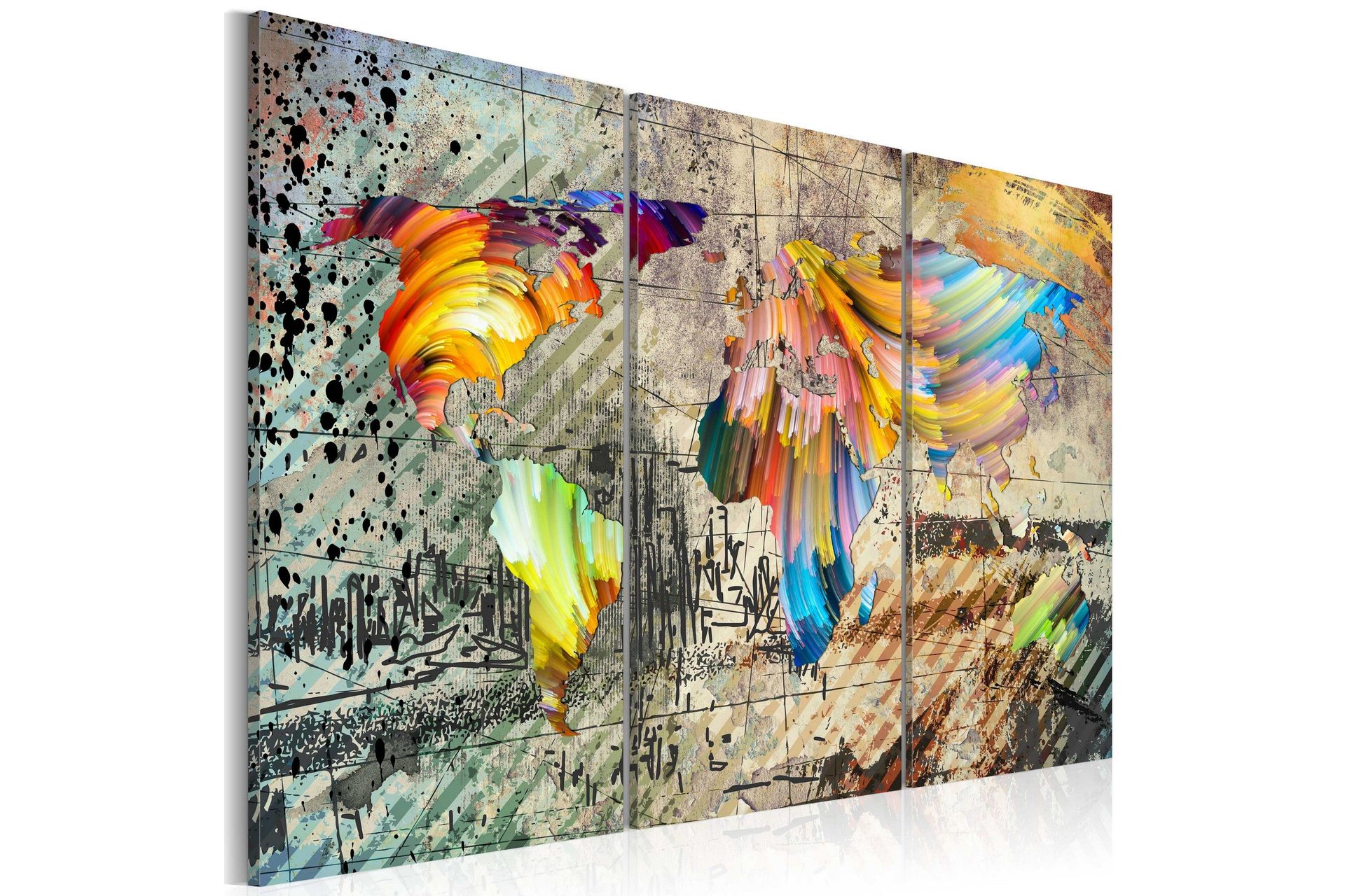 Bilde World Full Of Colours 90x60 - Artgeist sp. z o. o.