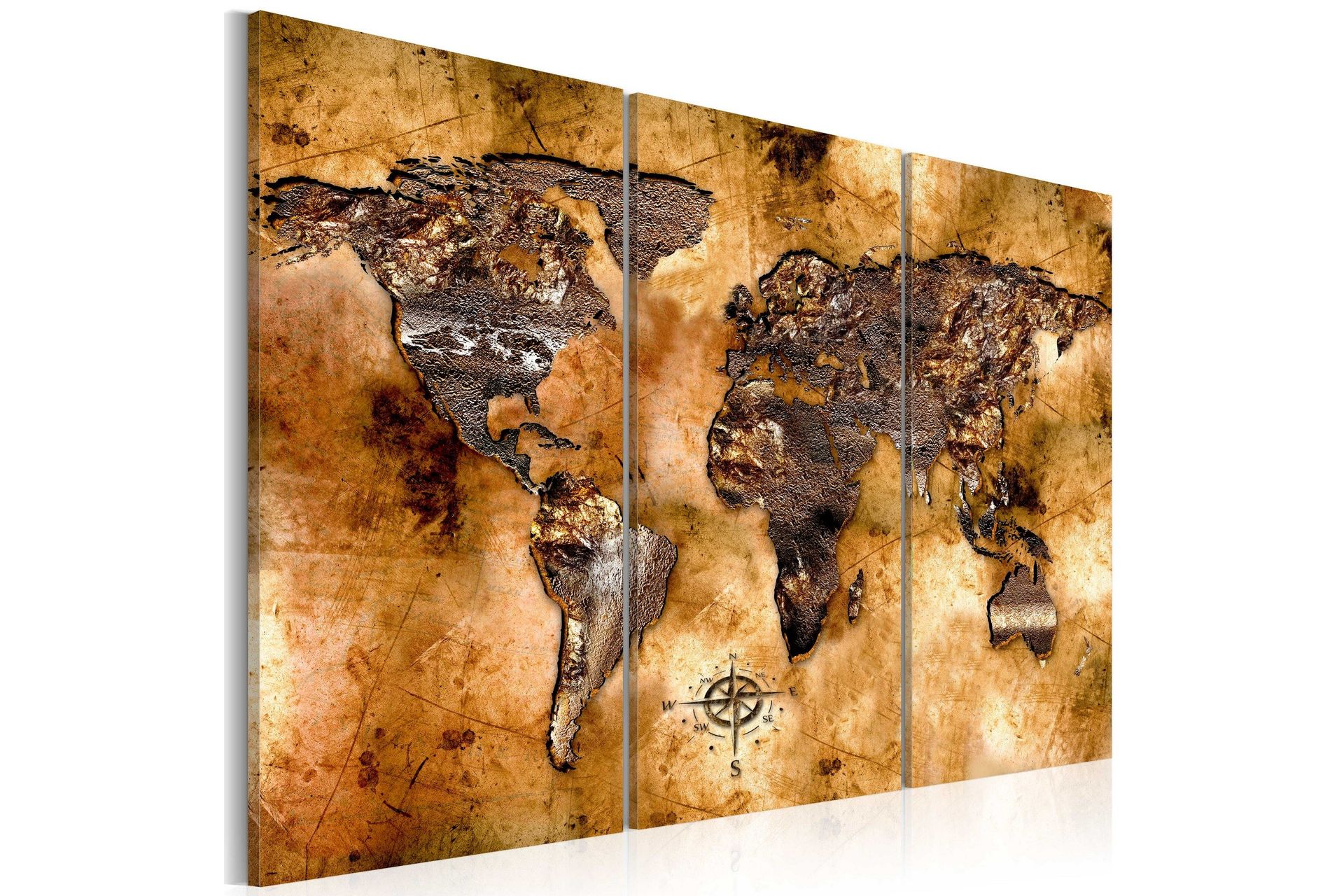 Bilde World In Opalescent Shades 120x80 - Artgeist sp. z o. o.