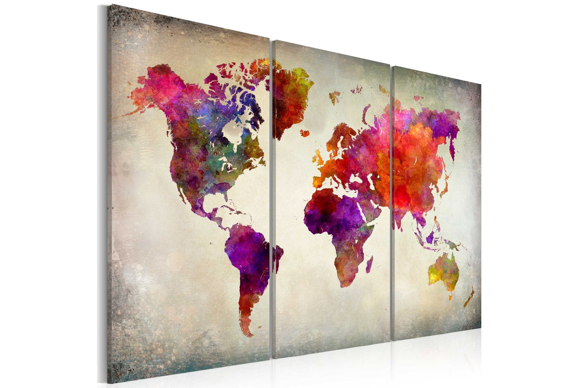 Bilde World Mosaic Of Colours 90x60 - Artgeist sp. z o. o.