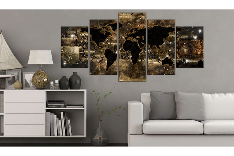 Bilde World Of Bronze 200x100 - Artgeist sp. z o. o. - Innredning - Bilder & kunst - Lerretsbilder