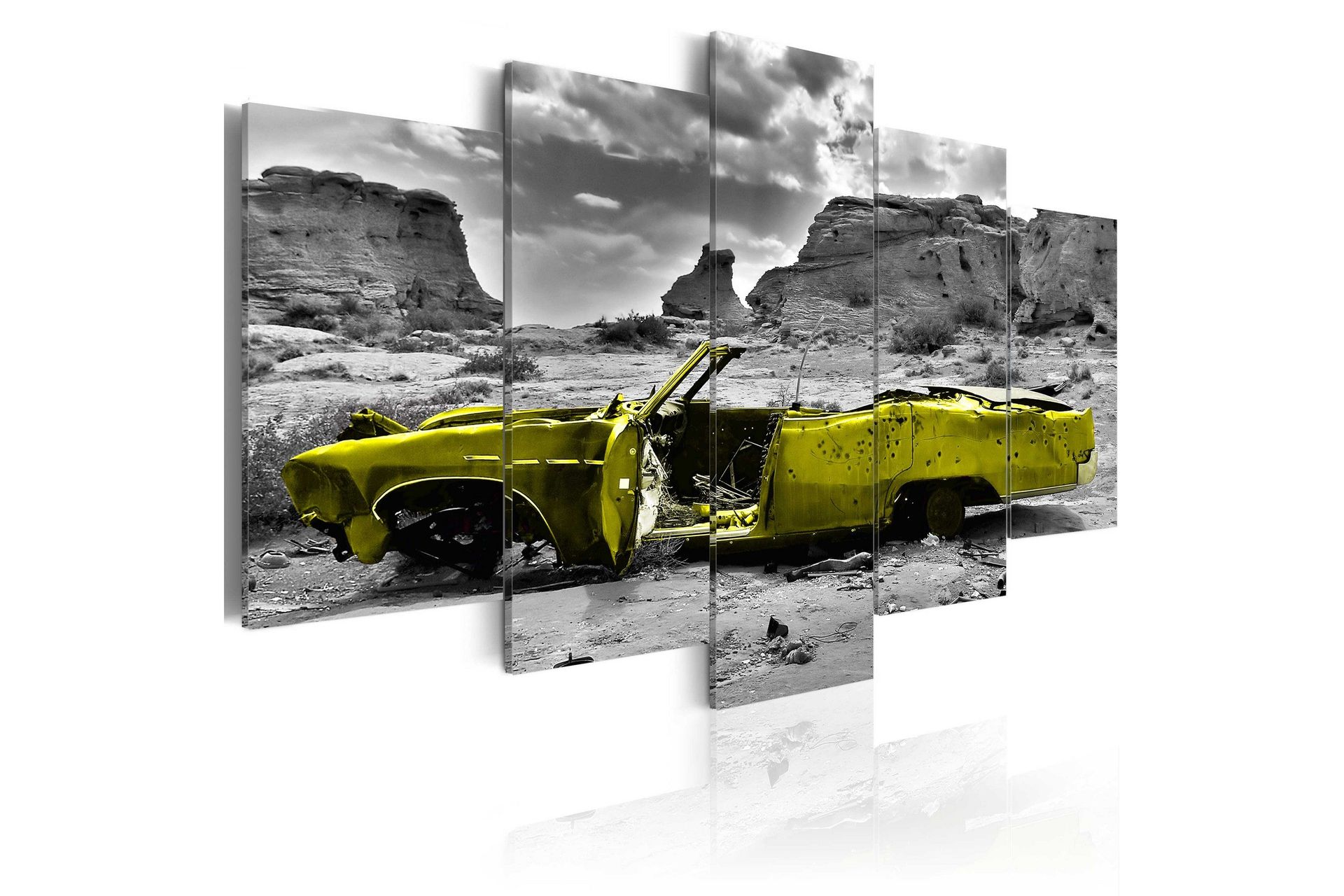 Bilde Yellow Car 200x100 - Artgeist sp. z o. o.