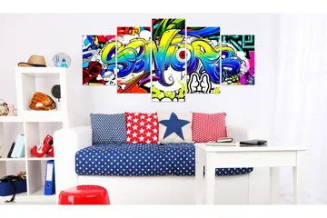 Bilde Youth World 200x100 - Artgeist sp. z o. o. - Innredning - Bilder & kunst - Lerretsbilder