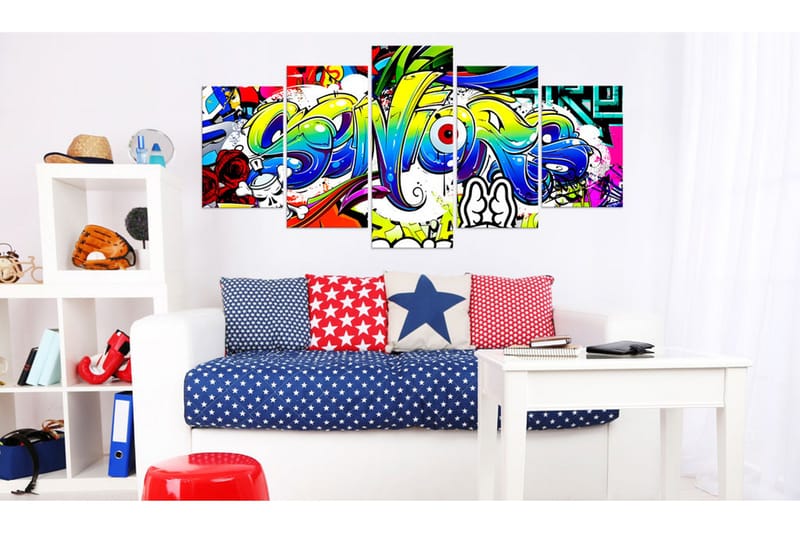 Bilde Youth World 200x100 - Artgeist sp. z o. o. - Innredning - Bilder & kunst - Lerretsbilder