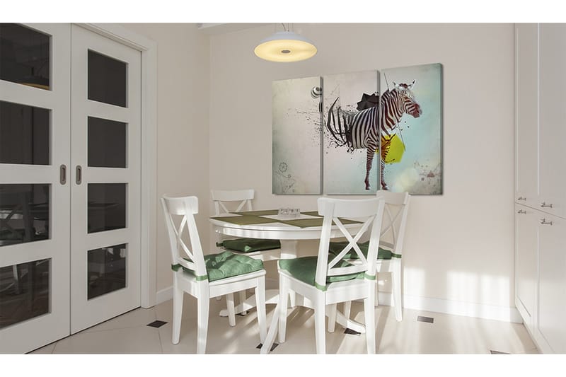 Bilde Zebra Abstract 90x60 - Artgeist sp. z o. o. - Innredning - Bilder & kunst - Lerretsbilder