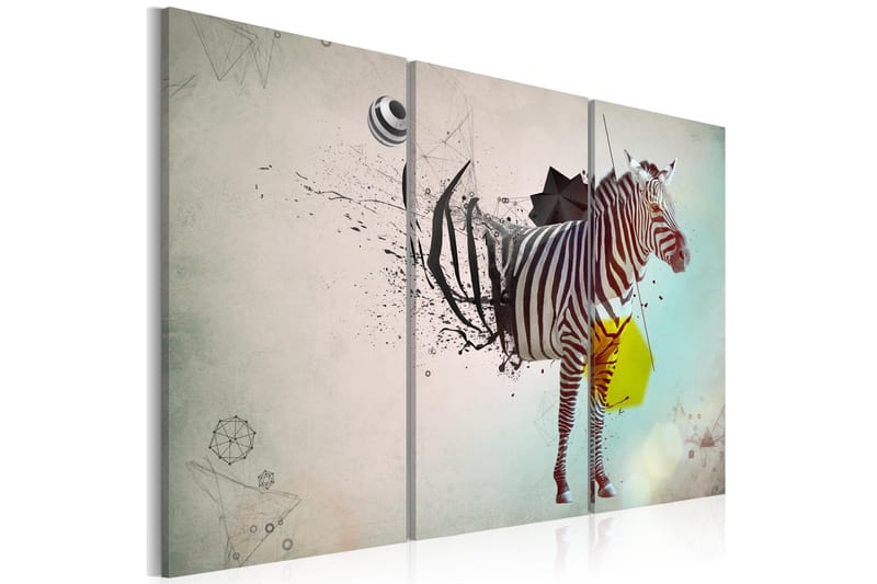 Bilde Zebra Abstract 90x60, Artgeist sp. z o. o.