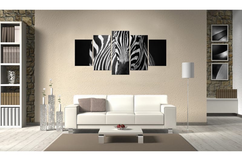 Bilde Zebra Look 200x100 - Artgeist sp. z o. o. - Innredning - Bilder & kunst - Lerretsbilder