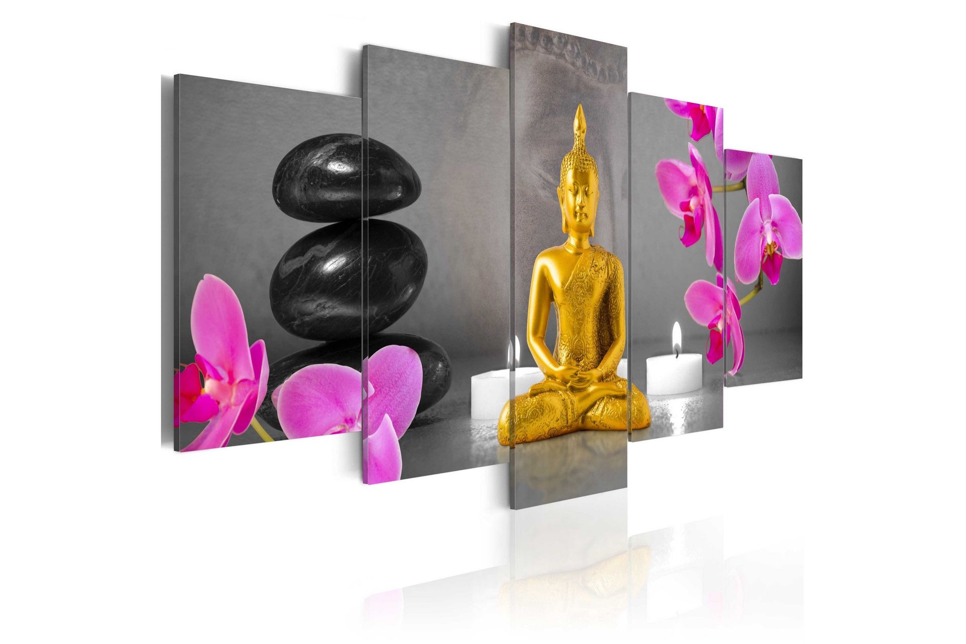 Bilde Zen Golden Buddha 100x50 - Artgeist sp. z o. o.