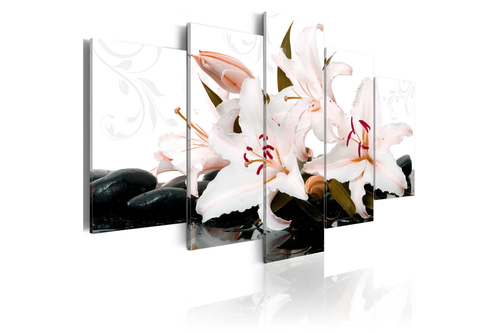 Bilde Zen Stones And Lilies 200x100 - Artgeist sp. z o. o.