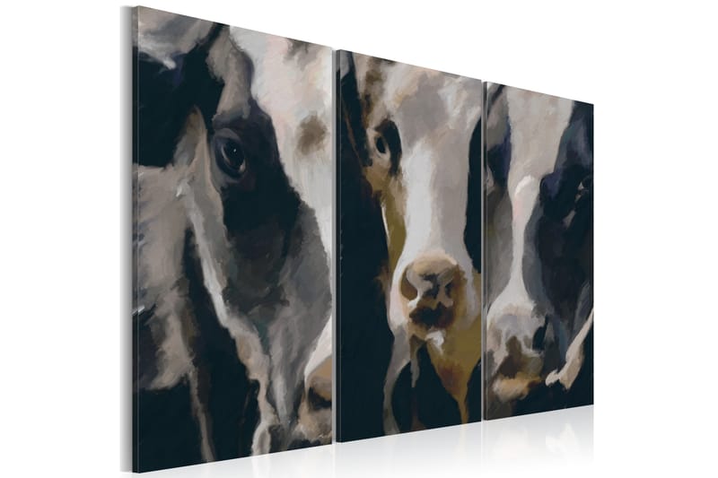 Bilde Piebald cow 90x60 - Artgeist sp. z o. o. - Innredning - Bilder & kunst - Lerretsbilder