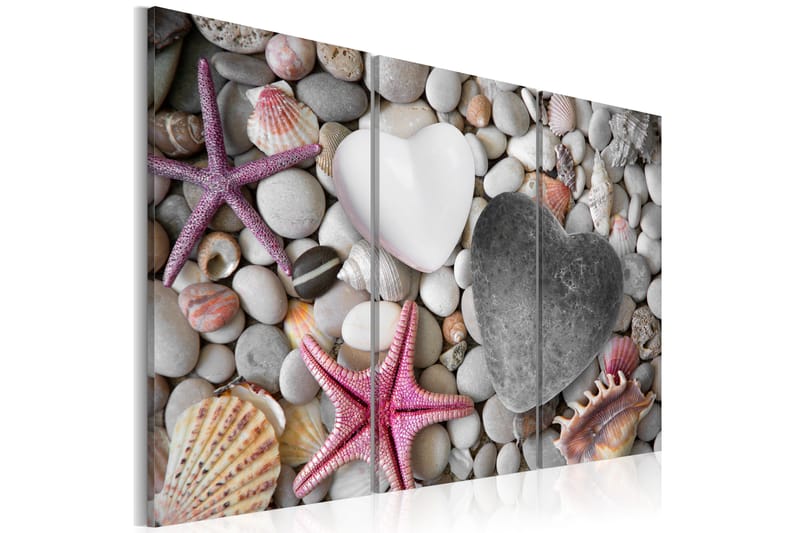 Bilde Pebbles of love 90x60 - Artgeist sp. z o. o. - Innredning - Bilder & kunst - Lerretsbilder