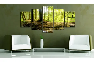 Bilde Poetry Of A Forest 200x100 - Artgeist sp. z o. o. - Innredning - Bilder & kunst - Lerretsbilder