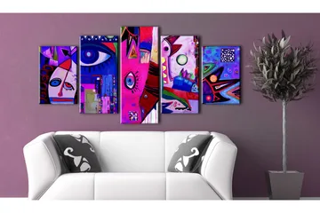 Bilde Pink Circus 100x50 - Artgeist sp. z o. o. - Innredning - Bilder & kunst - Lerretsbilder