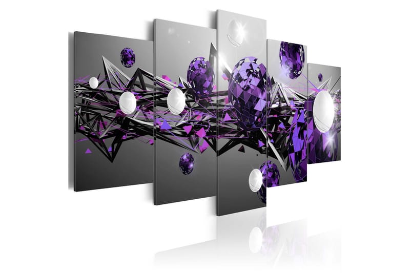 Bilde Purple Solar System 100x50 - Artgeist sp. z o. o. - Innredning - Bilder & kunst - Lerretsbilder