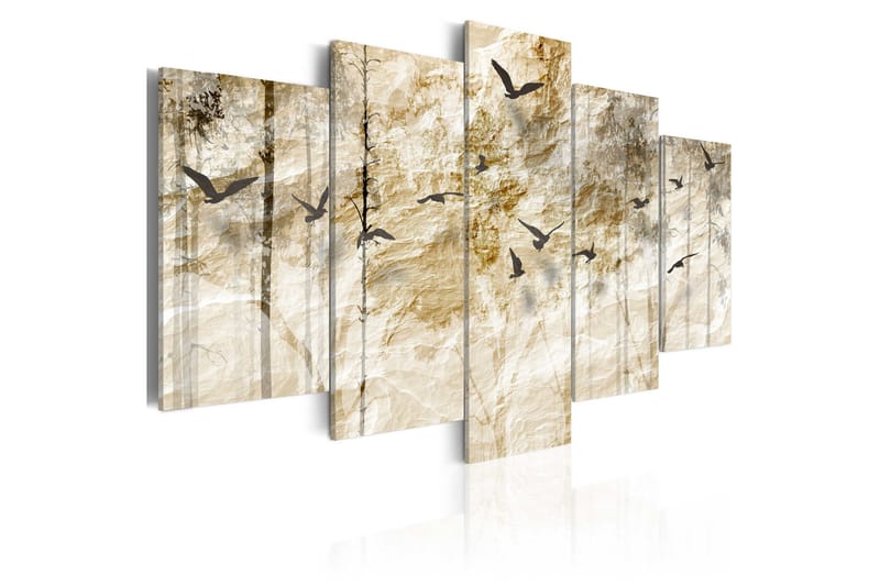 Bilde Paper Forest 200x100 - Artgeist sp. z o. o. - Innredning - Bilder & kunst - Lerretsbilder
