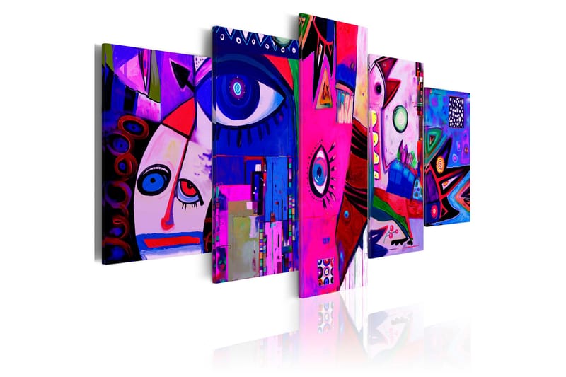Bilde Pink Circus 100x50 - Artgeist sp. z o. o. - Innredning - Bilder & kunst - Lerretsbilder