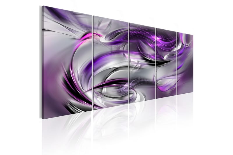 Bilde Purple Gale 225x90 - Artgeist sp. z o. o. - Innredning - Bilder & kunst - Lerretsbilder