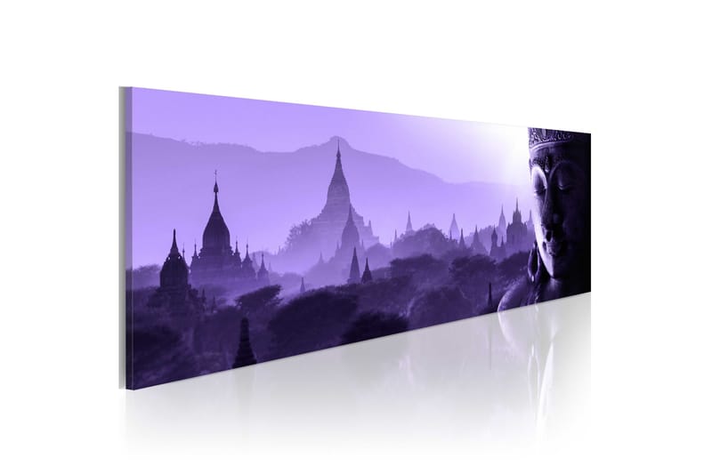 Bilde Purple Zen 150x50 - Artgeist sp. z o. o. - Lerretsbilder