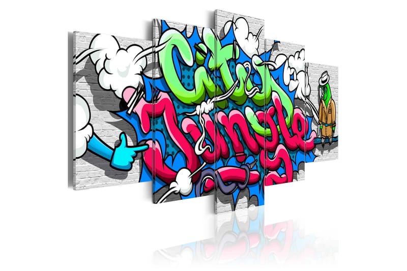 Bilde Parrot On Guard! 100x50 - Artgeist sp. z o. o. - Innredning - Bilder & kunst - Lerretsbilder