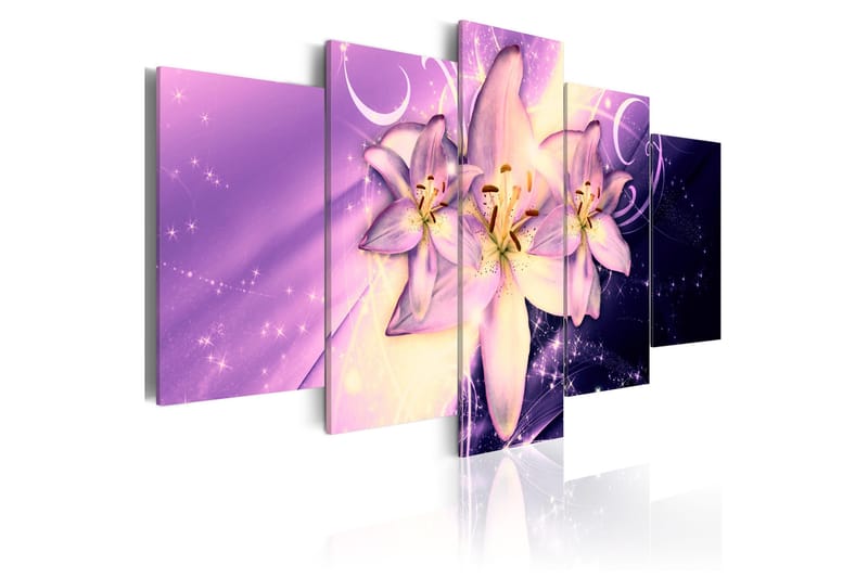 Bilde Purple Galaxy 200x100 - Artgeist sp. z o. o. - Innredning - Bilder & kunst - Lerretsbilder