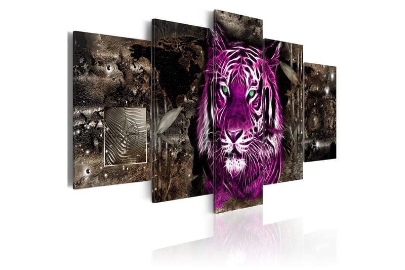 Bilde Purple King 100x50 - Artgeist sp. z o. o. - Innredning - Bilder & kunst - Lerretsbilder