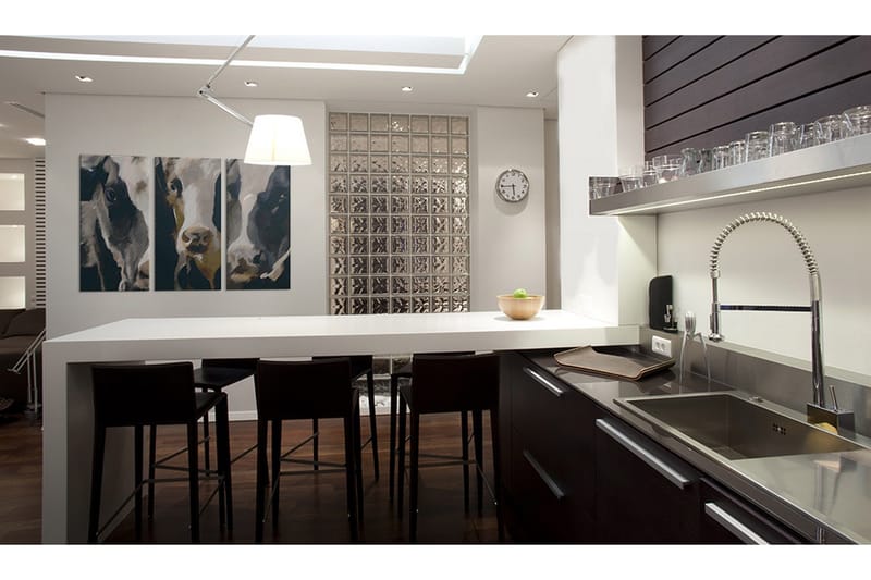 Bilde Piebald Cow 120x80 - Artgeist sp. z o. o. - Innredning - Bilder & kunst - Lerretsbilder