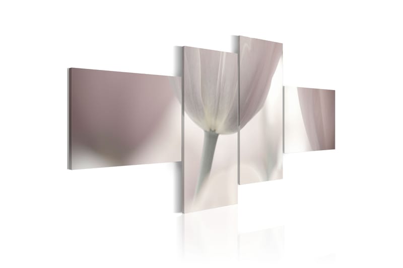 Bilde Pastel Colored Tulip 100x45 - Artgeist sp. z o. o. - Innredning - Bilder & kunst - Lerretsbilder