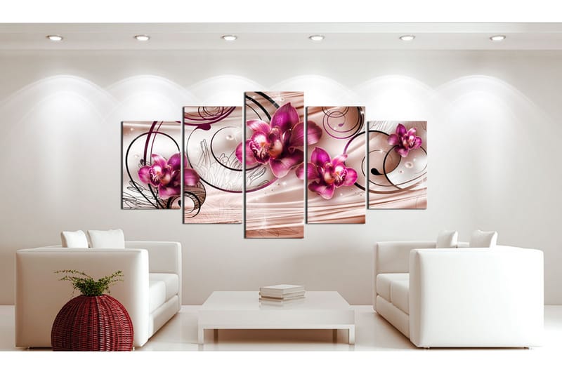Bilde Pearl Dance 200x100 - Artgeist sp. z o. o. - Innredning - Bilder & kunst - Lerretsbilder