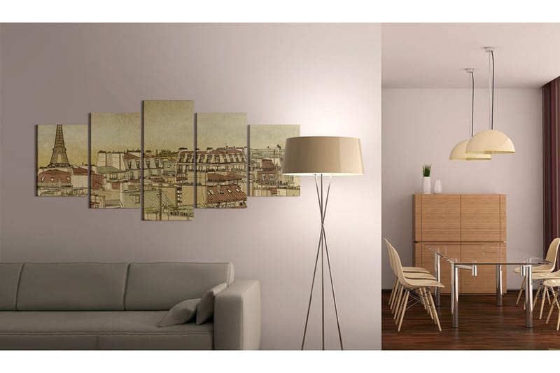 Bilde Parisian Past Centuries 100x50 - Artgeist sp. z o. o. - Innredning - Bilder & kunst - Lerretsbilder