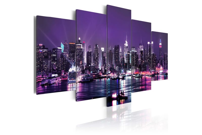 Bilde Purple Sky 200x100 - Artgeist sp. z o. o. - Innredning - Bilder & kunst - Lerretsbilder