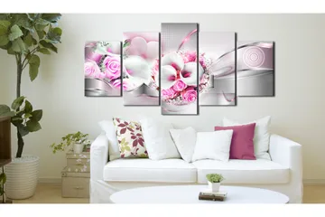 Bilde Pink Marriage 100x50 - Artgeist sp. z o. o. - Innredning - Bilder & kunst - Lerretsbilder
